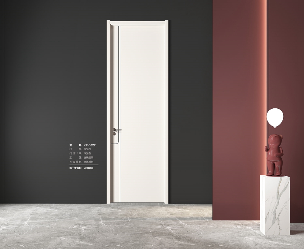 凈味無漆木門KP-1027